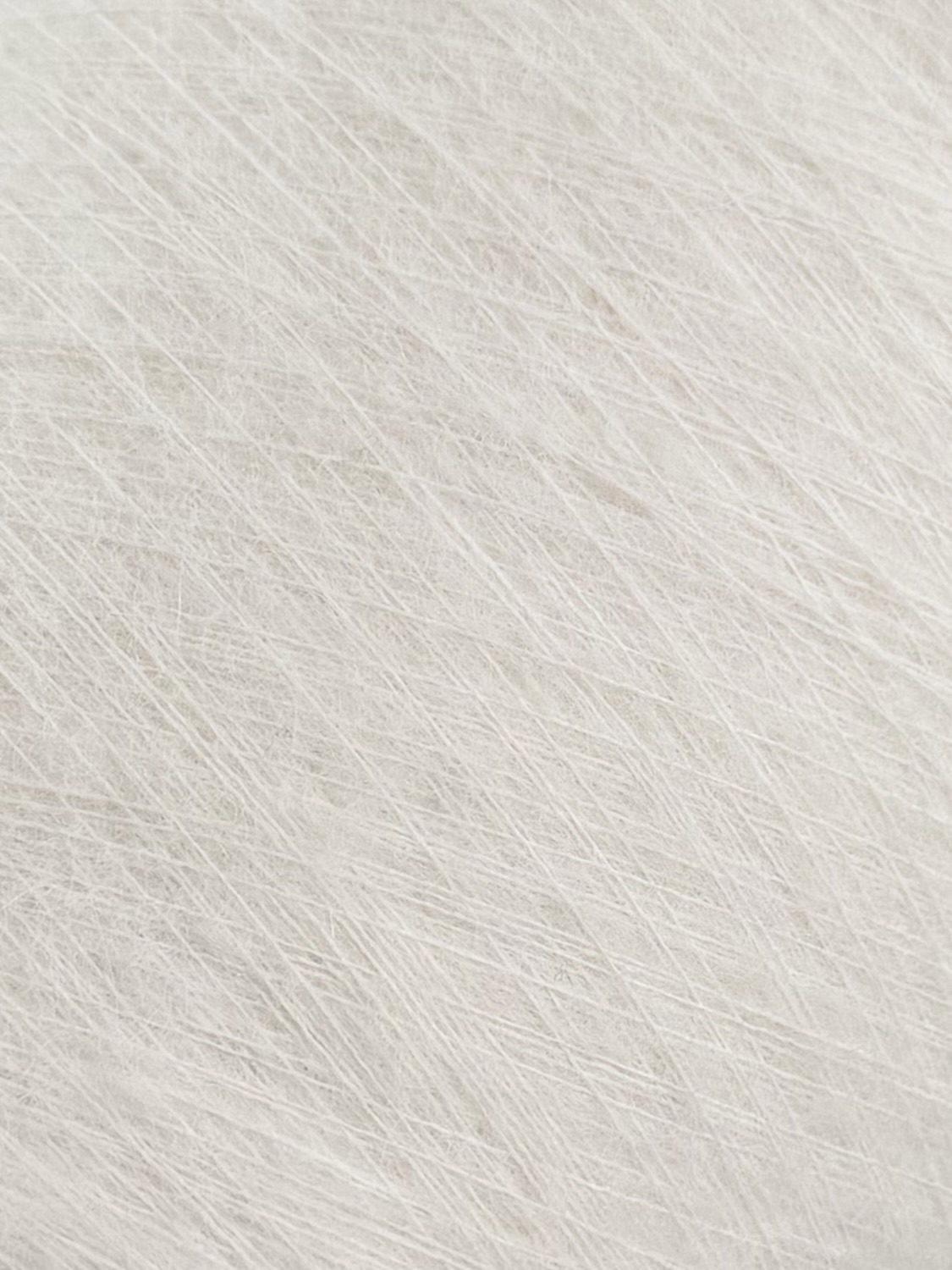 Lanificio dell’Olivo Art. Ebony 2200 m / 100 g – Fil en alpaga baby col. Blanc naturel